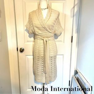 Moda International Wrap Sweater- Women’s Size M